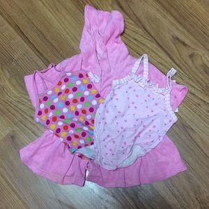 💕price drop💕3 pieces-Girls 24 month bathing suit